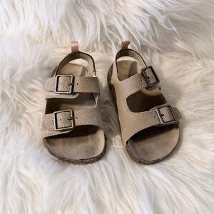 OshKosh B'gosh Toddler Flatbed Sandals - Tan